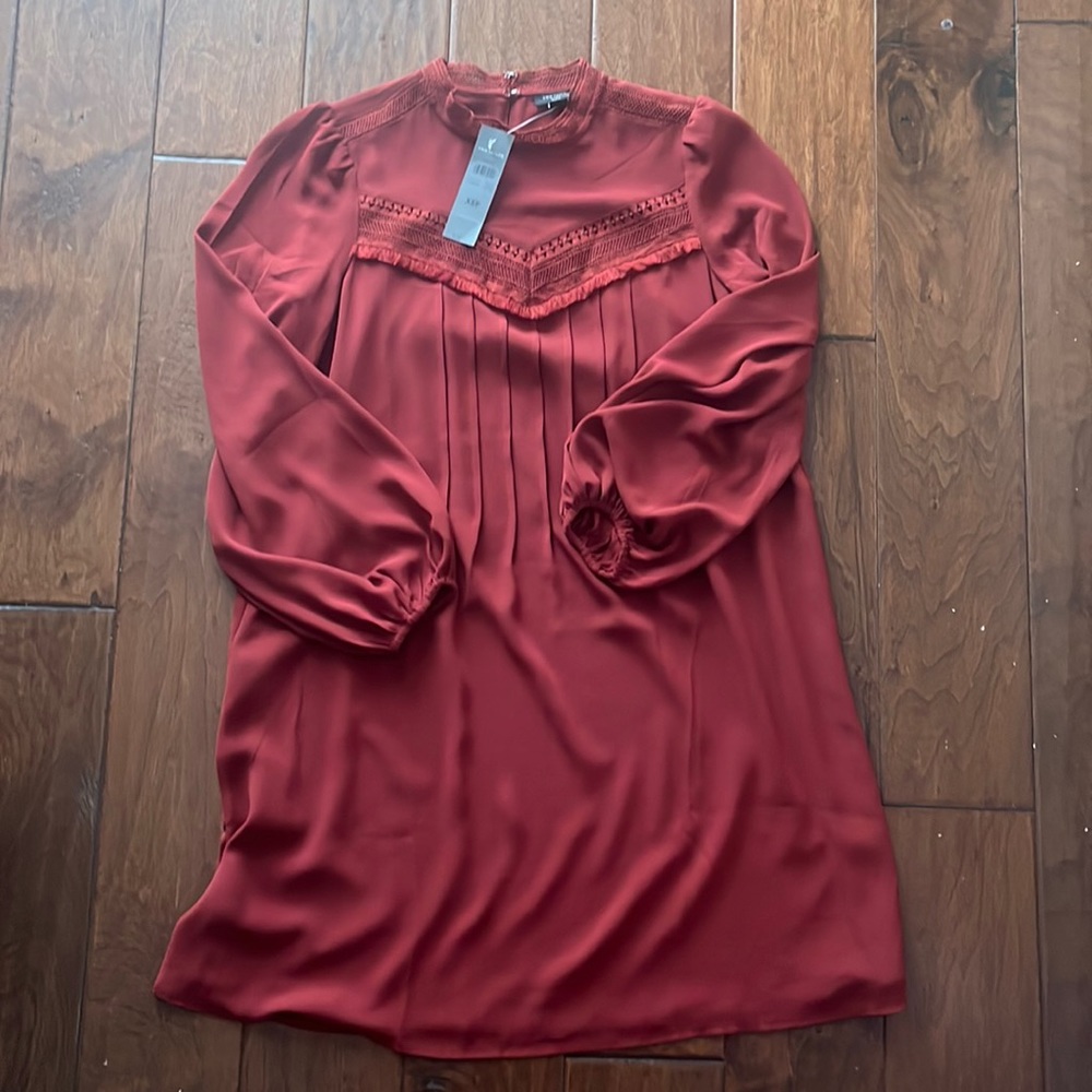 Ann Taylor wine dress/ XS
